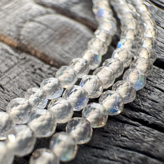 Labradorite 2mm Faceted Rondelle Bead - 6.5" Strand (GEM2186)-The Bead Gallery Honolulu