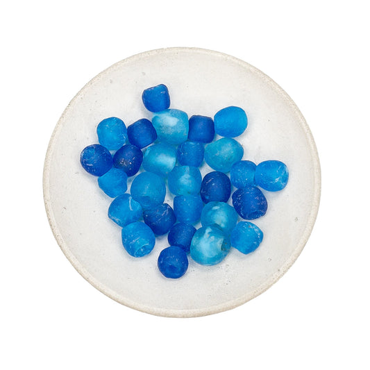 Laguna Rustic African Recycled Glass Bead Mix - 27 pcs.