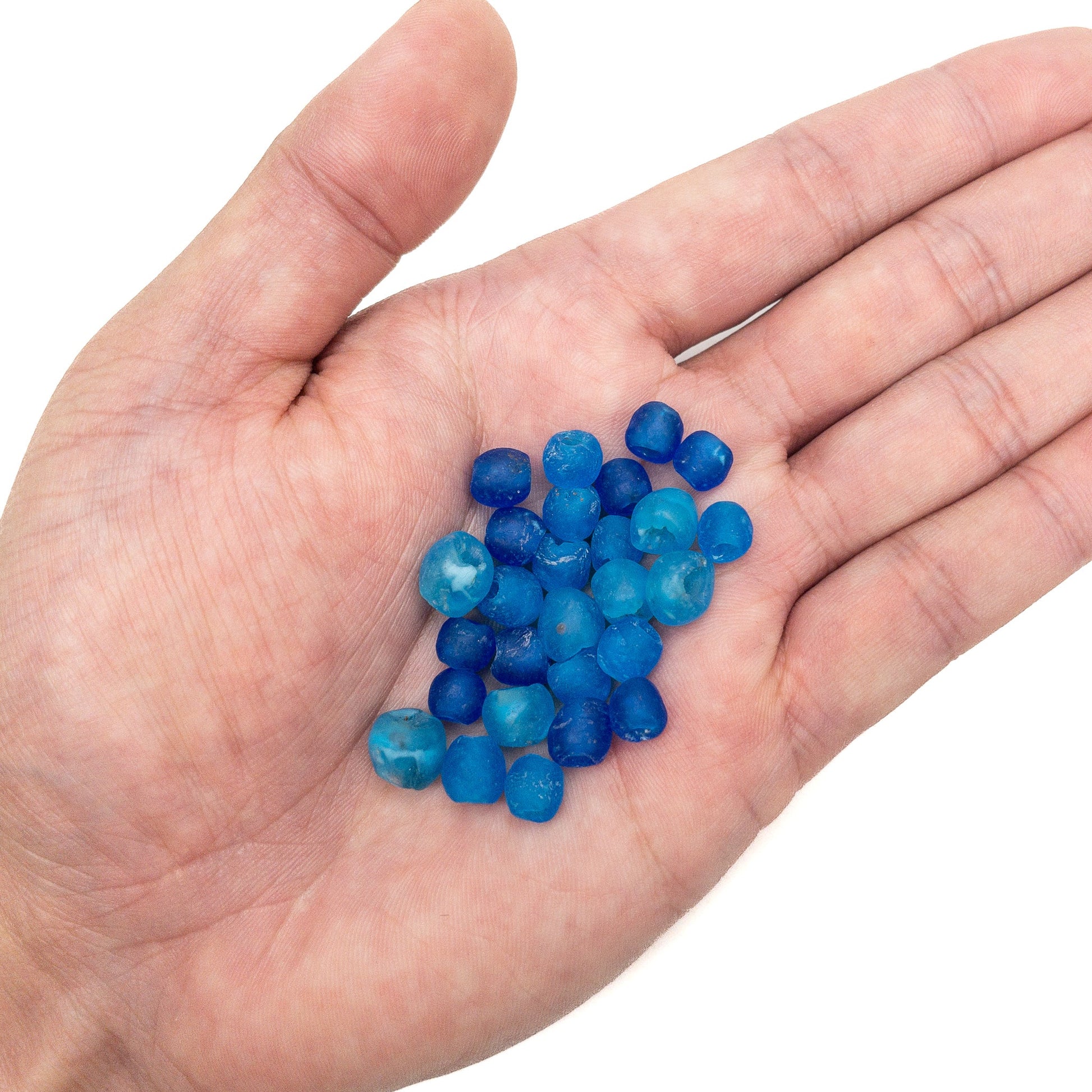 Laguna Rustic African Recycled Glass Bead Mix - 27 pcs.