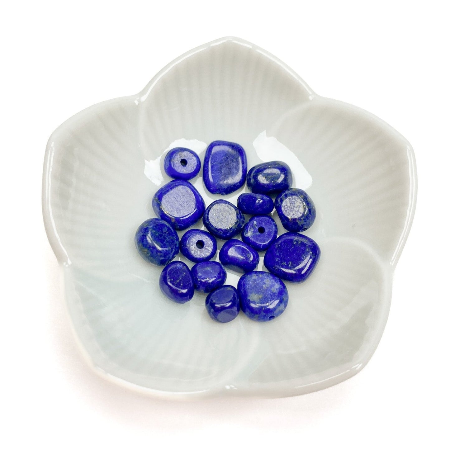 Lapis Lazuli Tumbled Nugget Mix - 16 pcs.-The Bead Gallery Honolulu