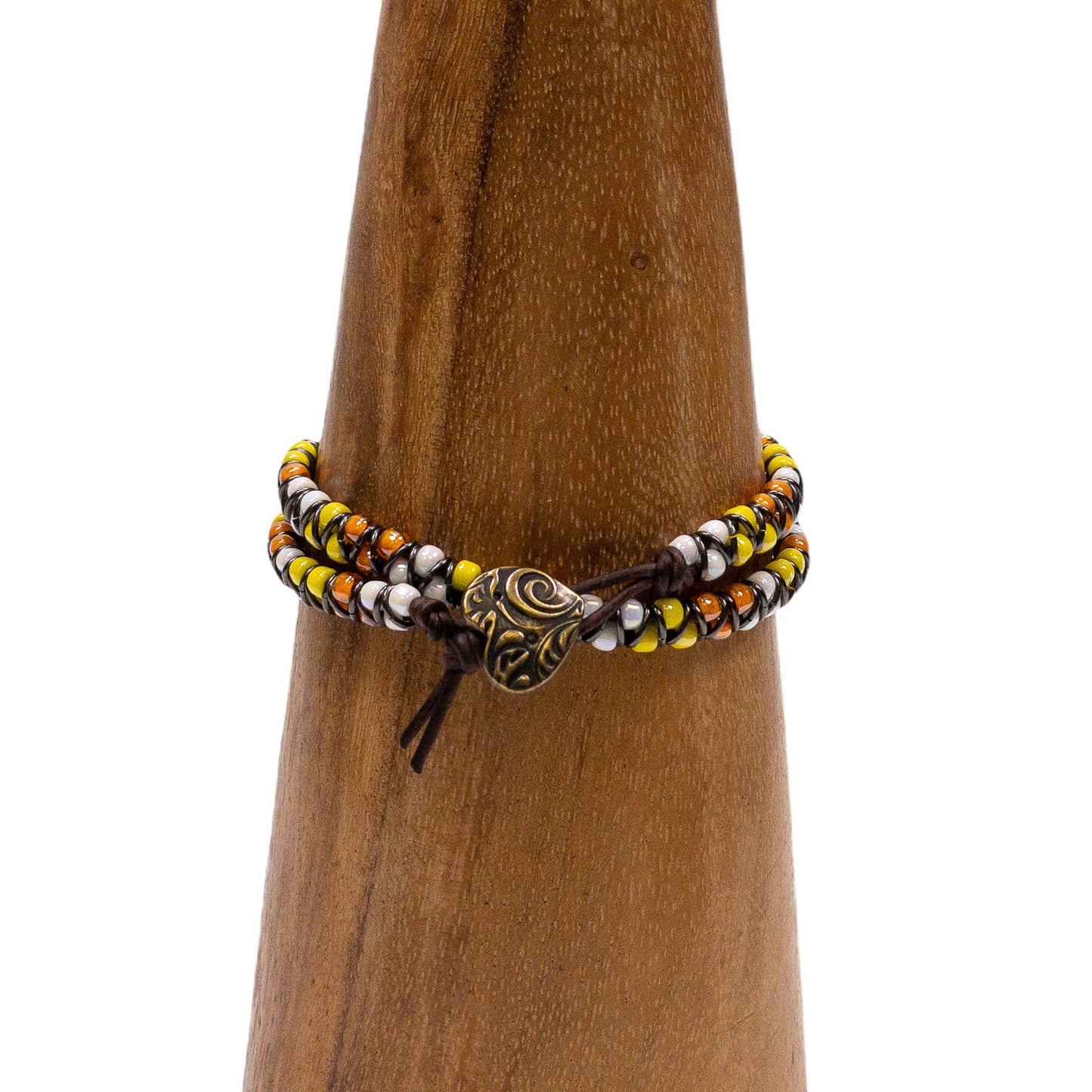 LIMITED EDITION Hula Hoop Double Wrap Bracelet Kit - Candy Corn!