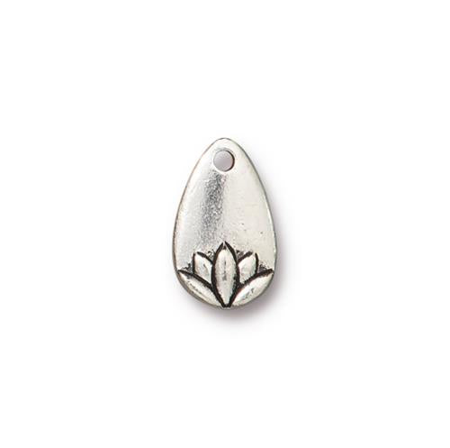 Lotus Petal Drop Charm (3 Colors Available) - 2 pcs.