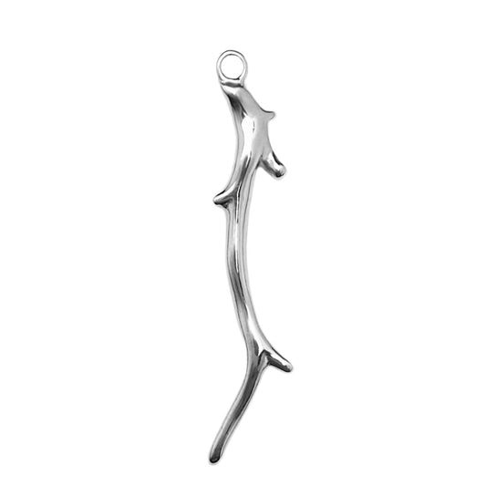 Lovely Branch Charm (2 Metal Options Available) - 1 pc.