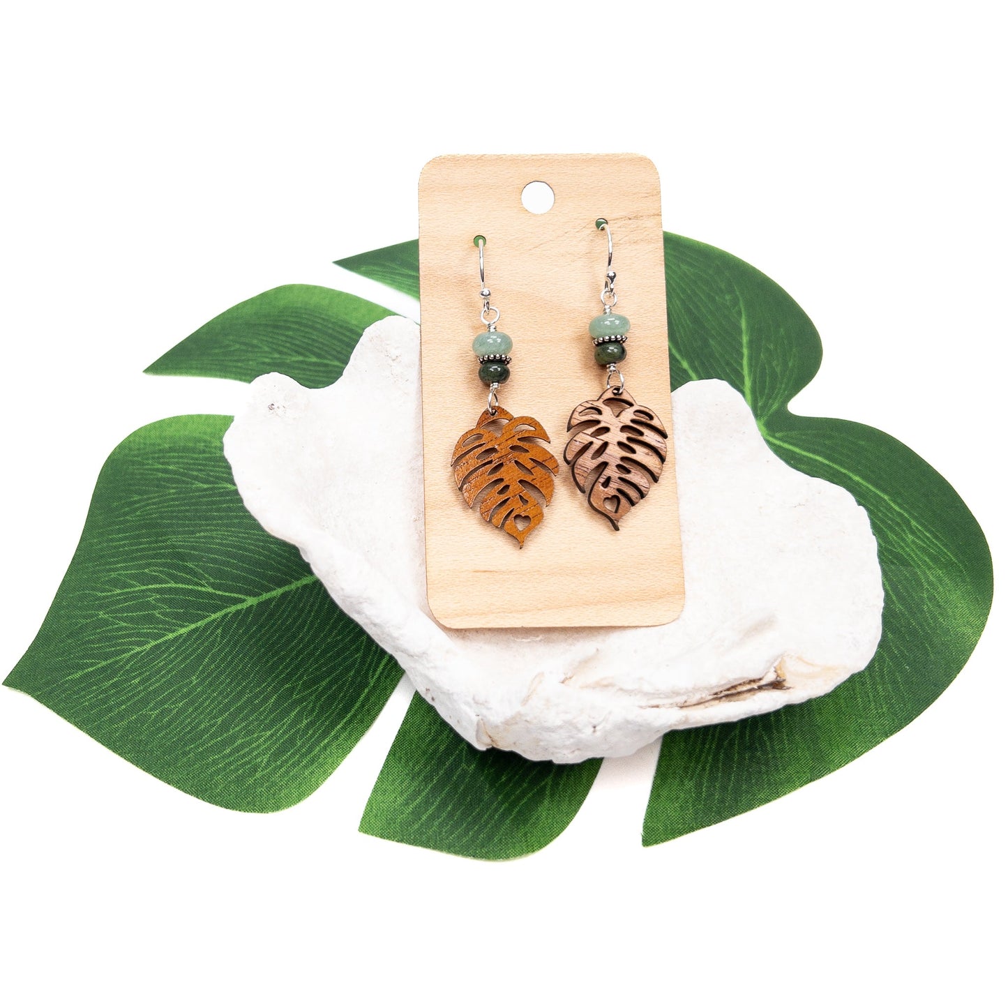 Lucky in Hawaii Earring Kit: Monstera Leaf or Turtle