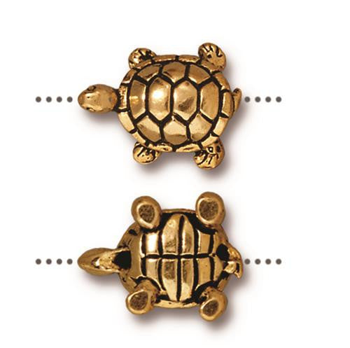 lucky turtle bead (3 Colors Available) - 1 pc.