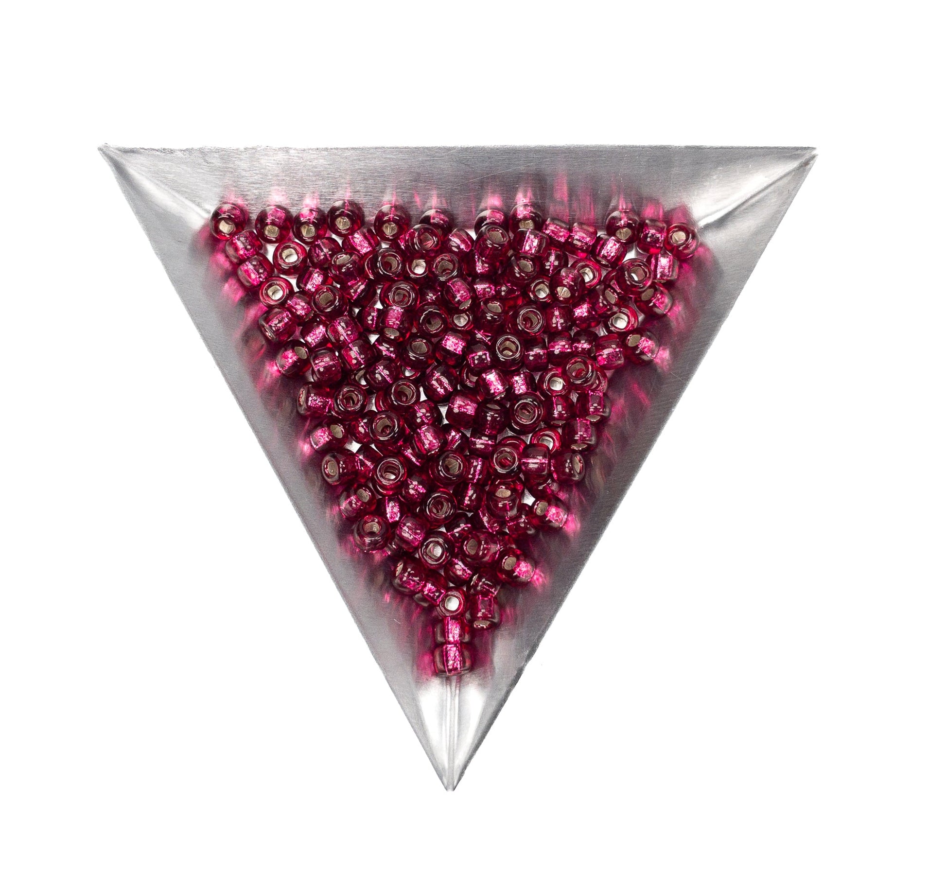 Magenta Silver Lined Seed Bead - Miyuki 6/0