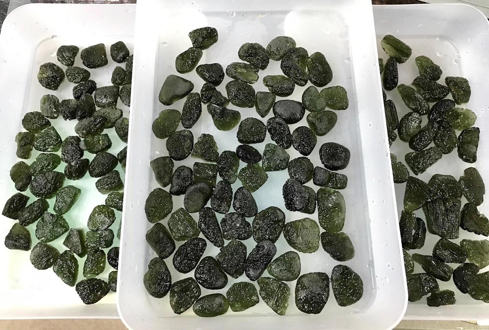 Moldavite 10.5mm Round Bead (AUTHENTICIZED & RARE) - 1 pc.