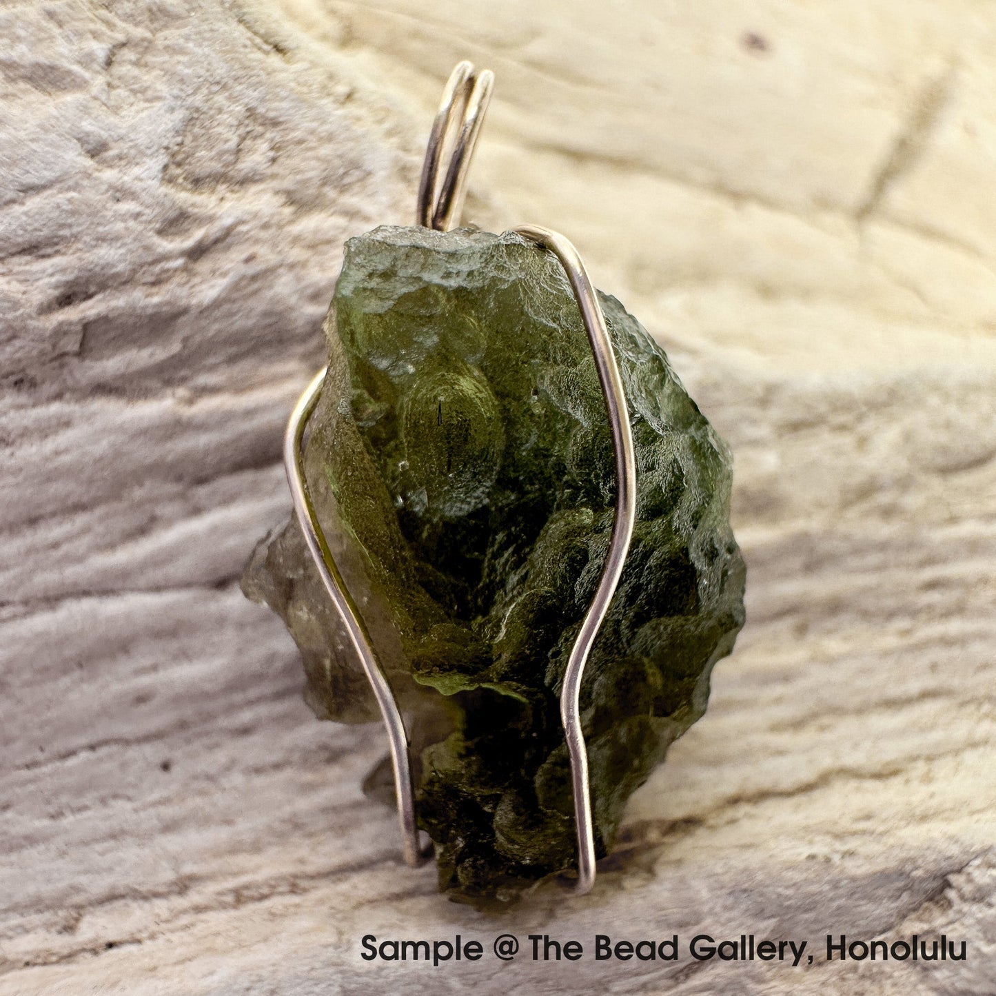 Moldavite Small Rough Specimen - 1 pc.-The Bead Gallery Honolulu