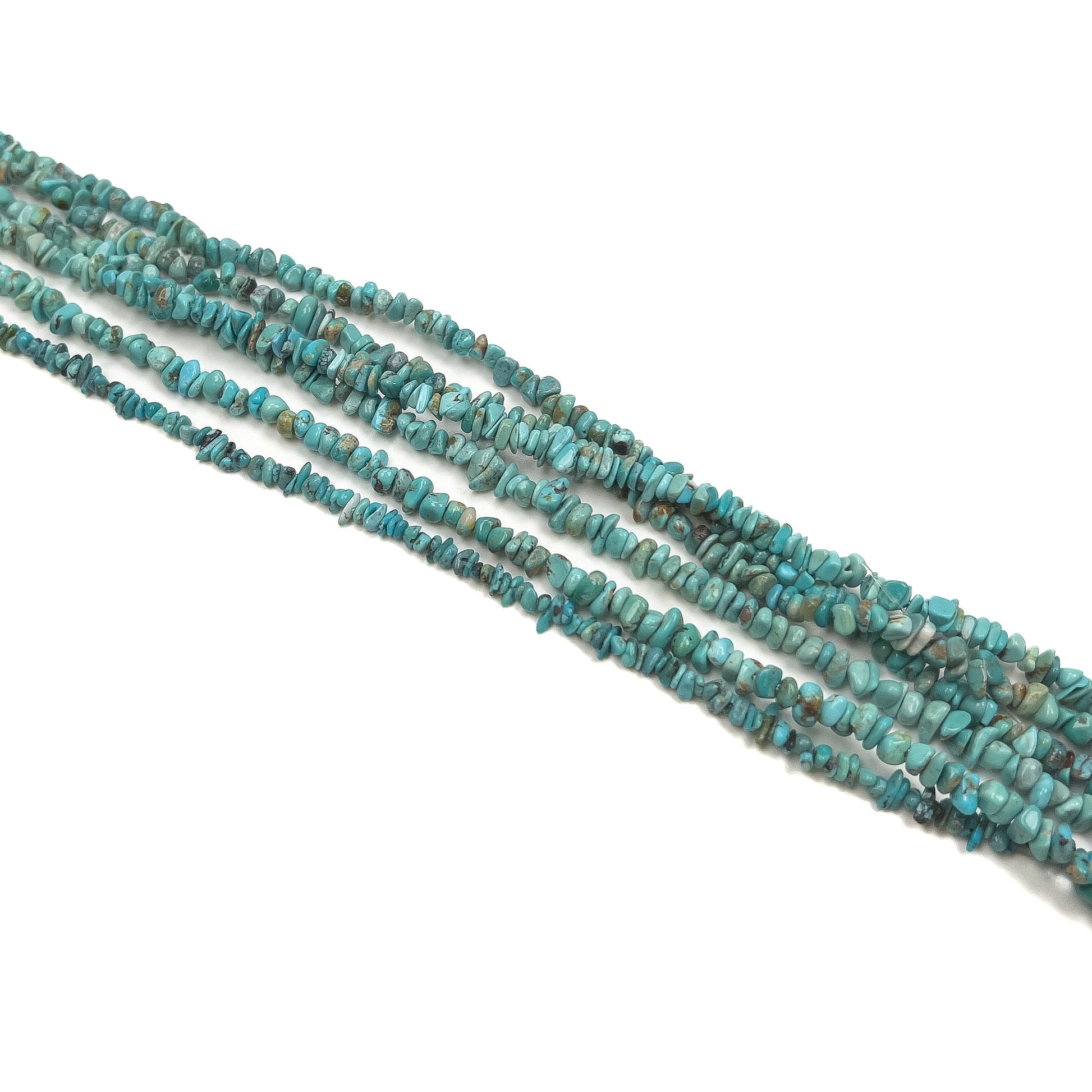 Nevada Turquoise Small Chip Bead - 8" Strand