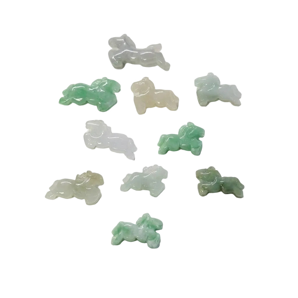 Jade Large Horse Bead - 1 pc. (P3466)