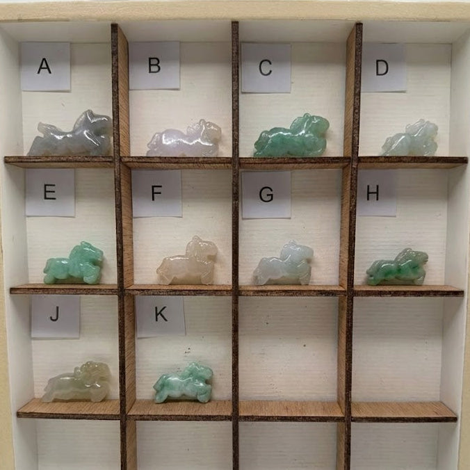 Jade Large Horse Bead - 1 pc. (P3466)