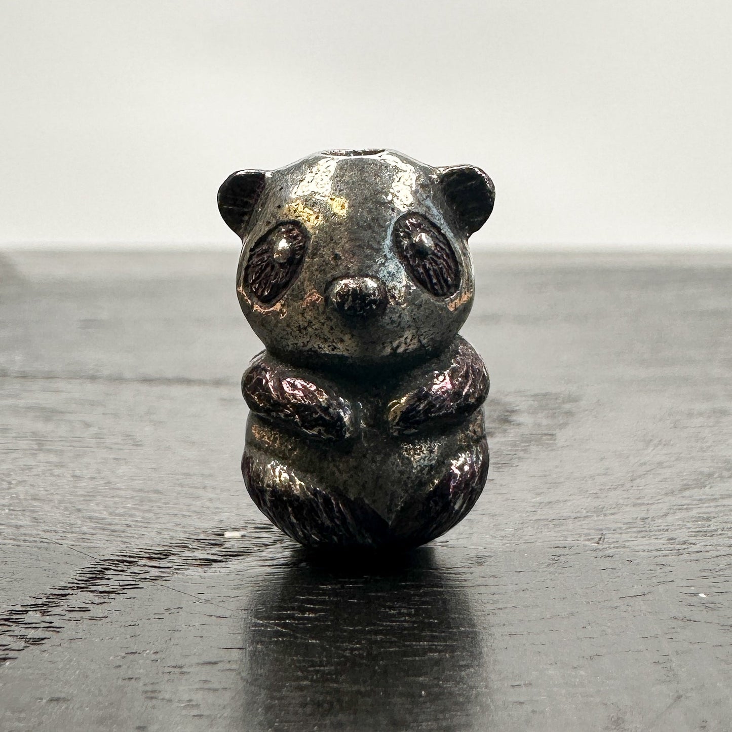 Panda Cutie Bead (Pewter) - 1 pc.-The Bead Gallery Honolulu