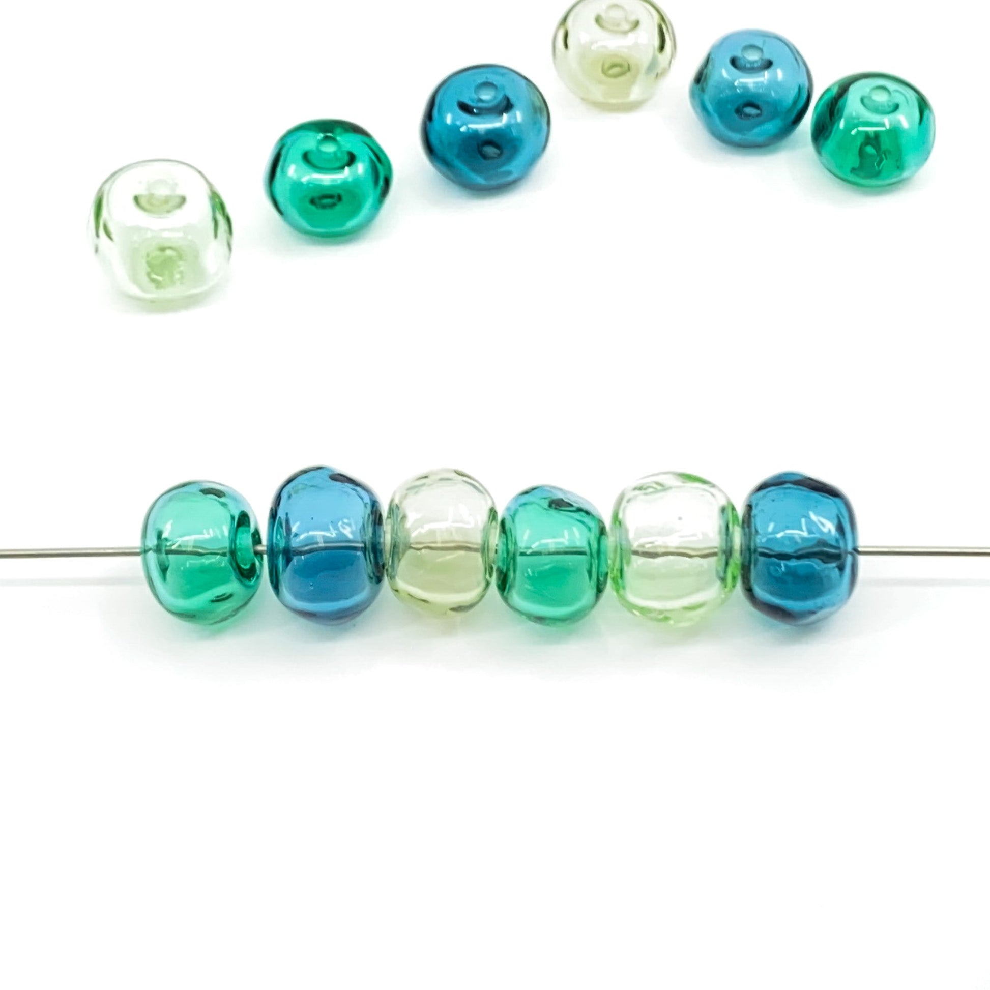 Paradise Glass Handmade Glass - Hollow Beads (5 Colors) - 1 pc.-The Bead Gallery Honolulu