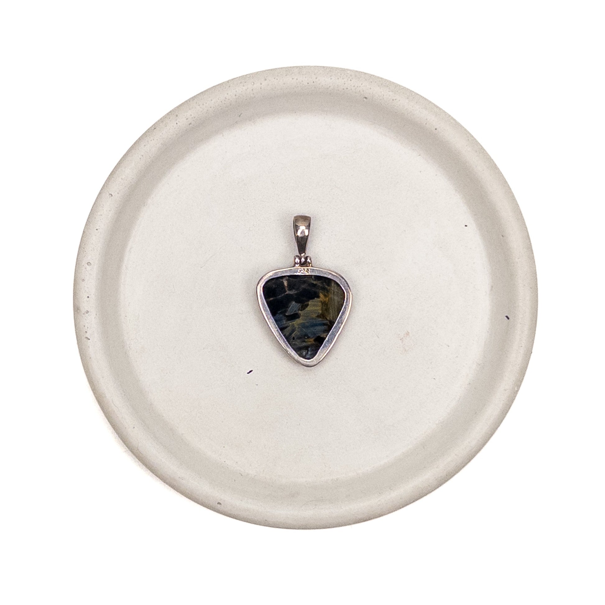 Pietersite Pendant (Sterling Silver) - 1 pc.-The Bead Gallery Honolulu