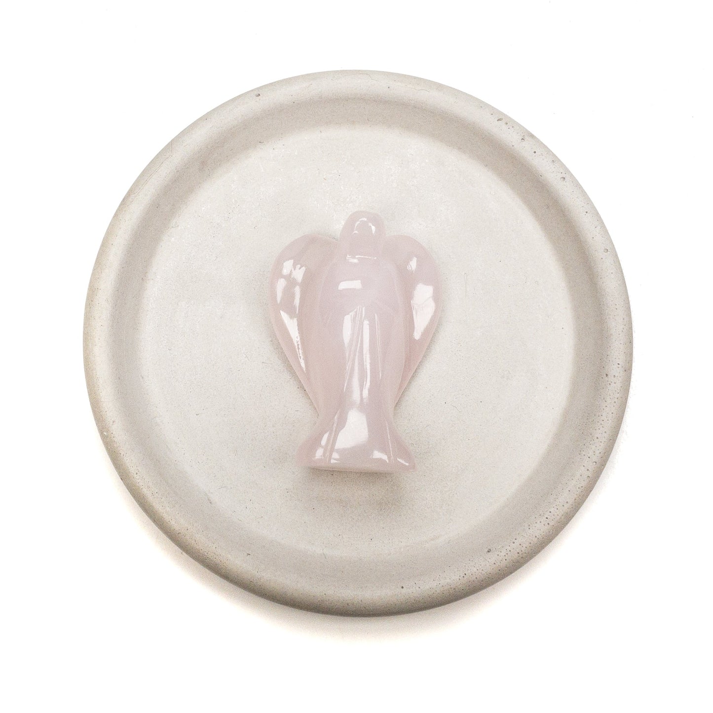 Pink Calcite Angel Figurine Specimen - 1 pc.