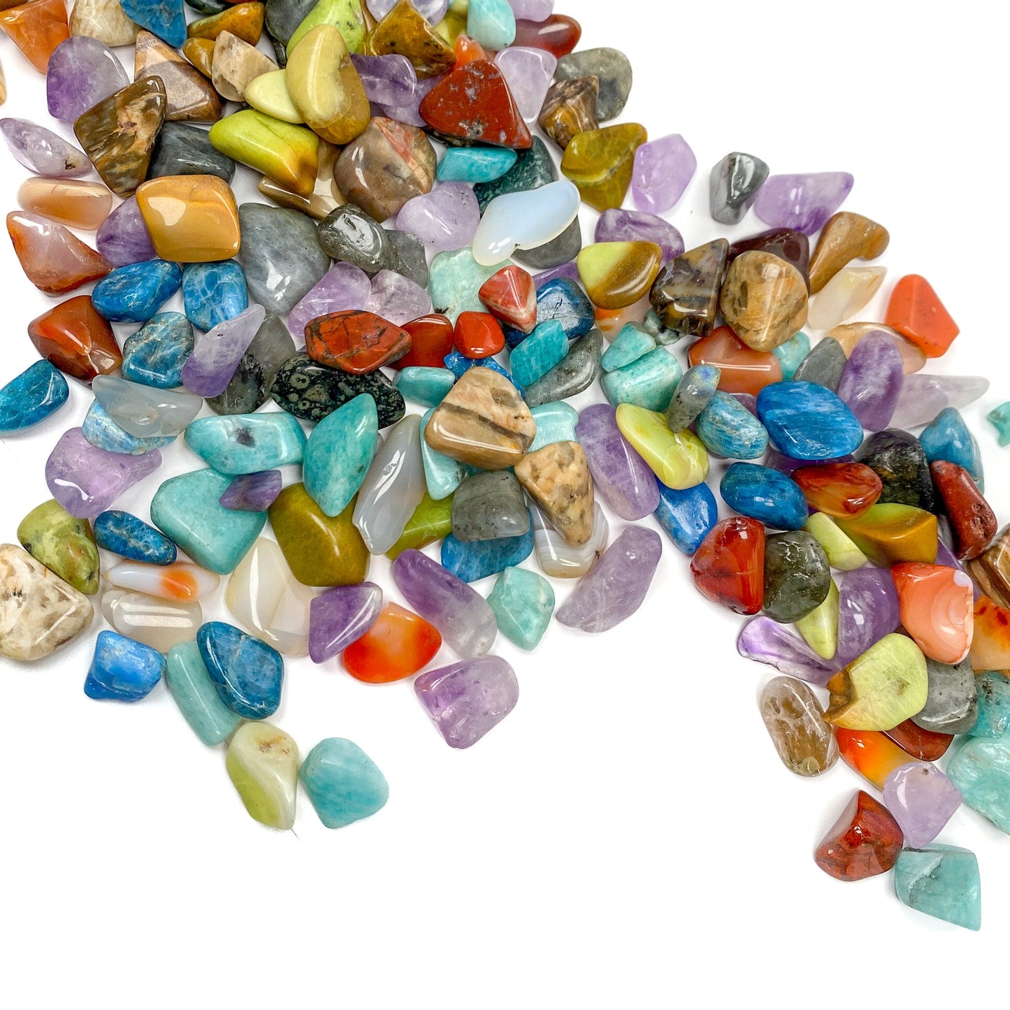 Rainbow Small Tumbled Gemstone Specimen Mix - 7 pcs.