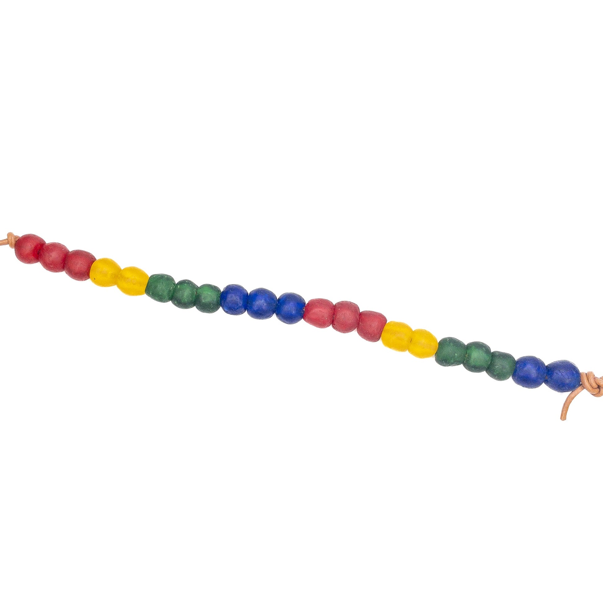 Holiday Rustic African Recycled Glass Bead Mix - 21 pcs.