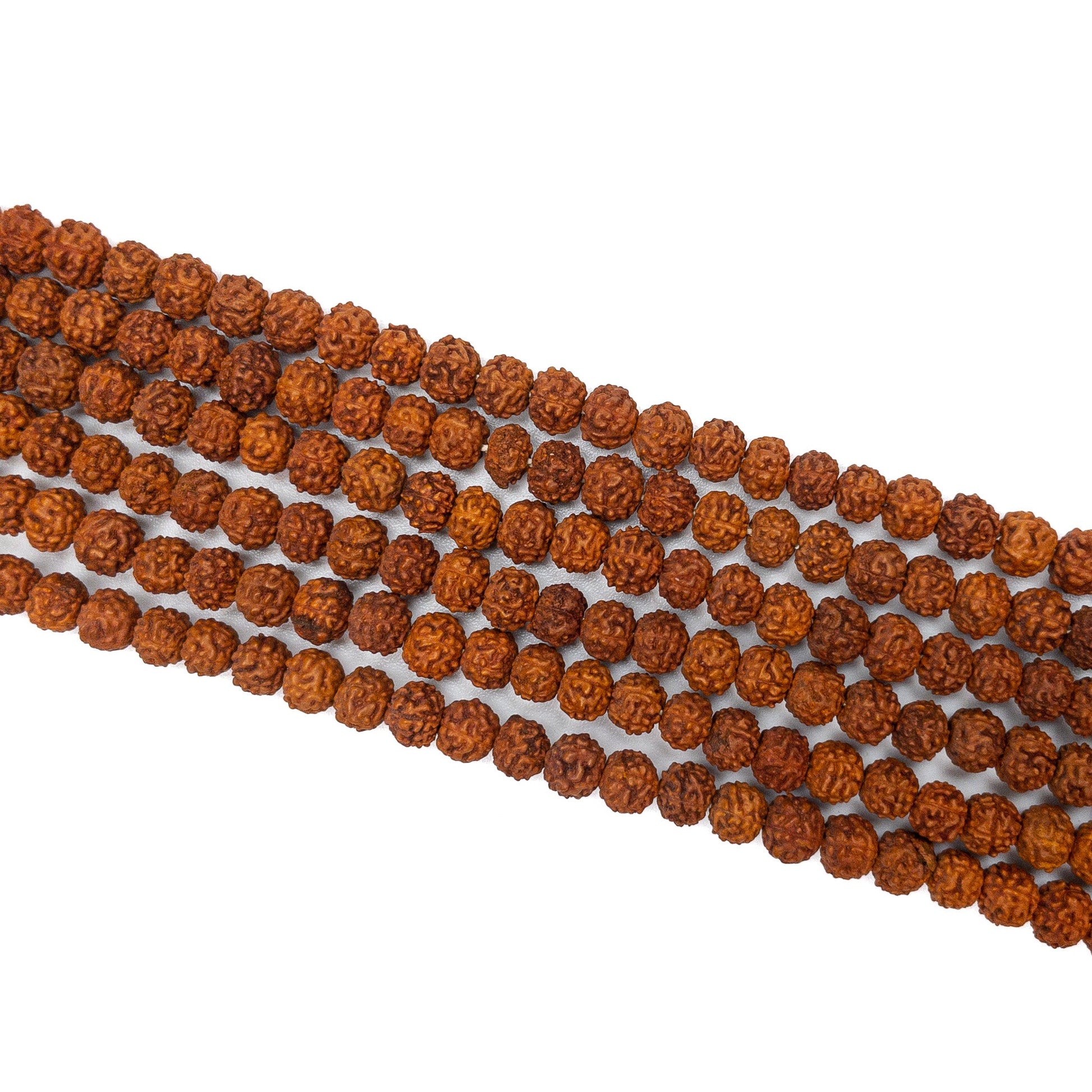 Rudraksha 4mm Round Bead - 18" Strand-The Bead Gallery Honolulu