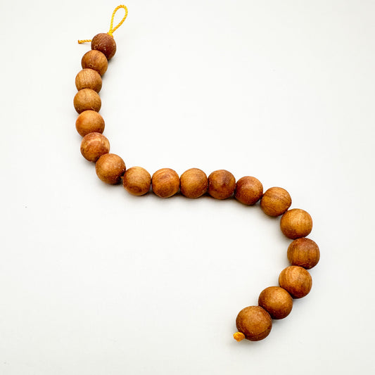 Sandalwood 12mm Round Bead - 8" Strand (GEM2212)