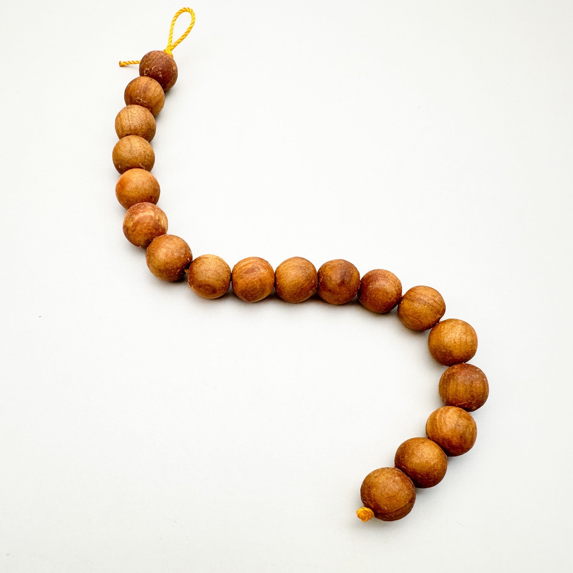 Sandalwood 12mm Round Bead - 8" Strand (GEM2212)-The Bead Gallery Honolulu
