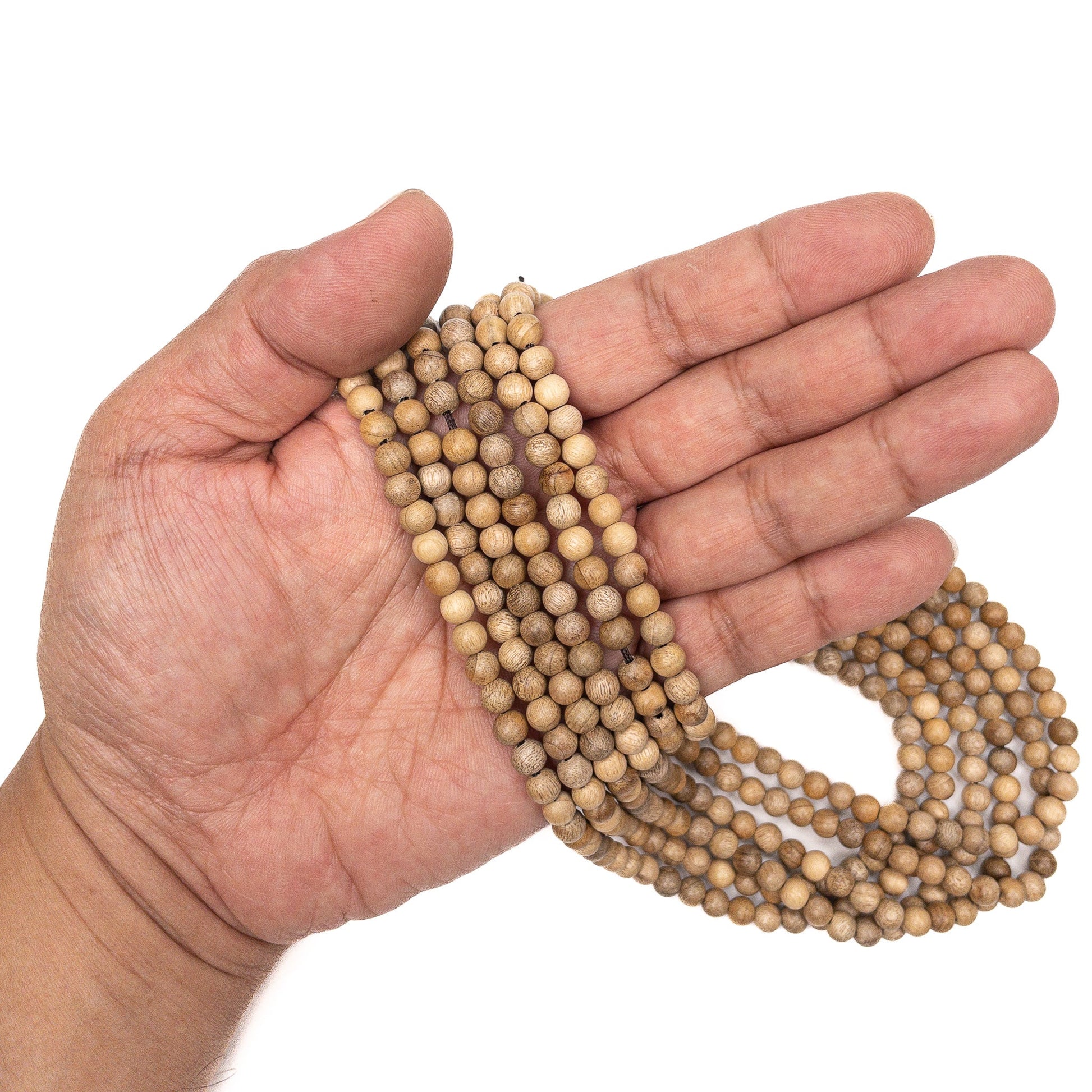 Sandalwood 6mm Round Bead - 15.5" Strand