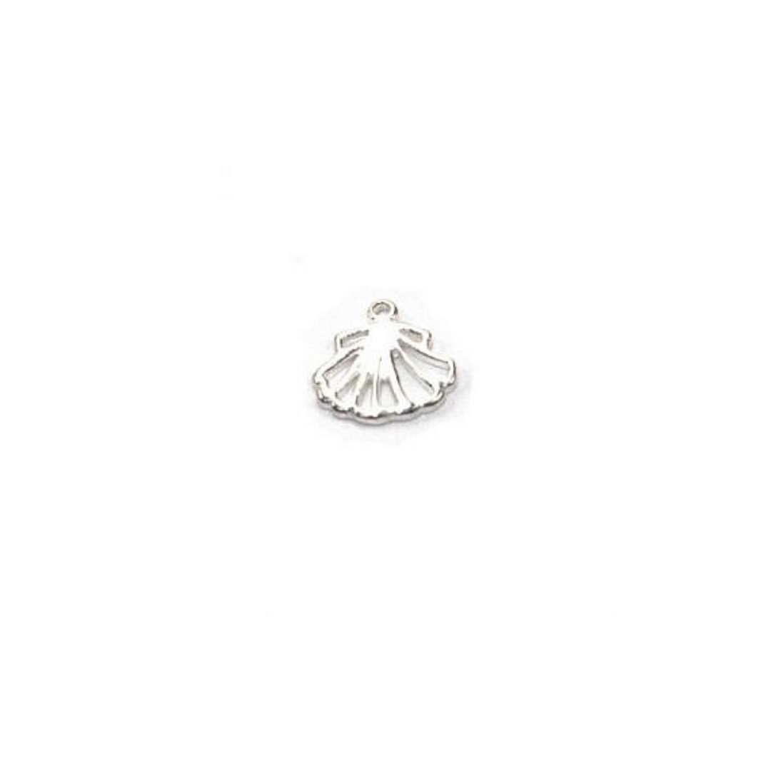 Scallop Charm (Sterling Silver) - 1 pc.