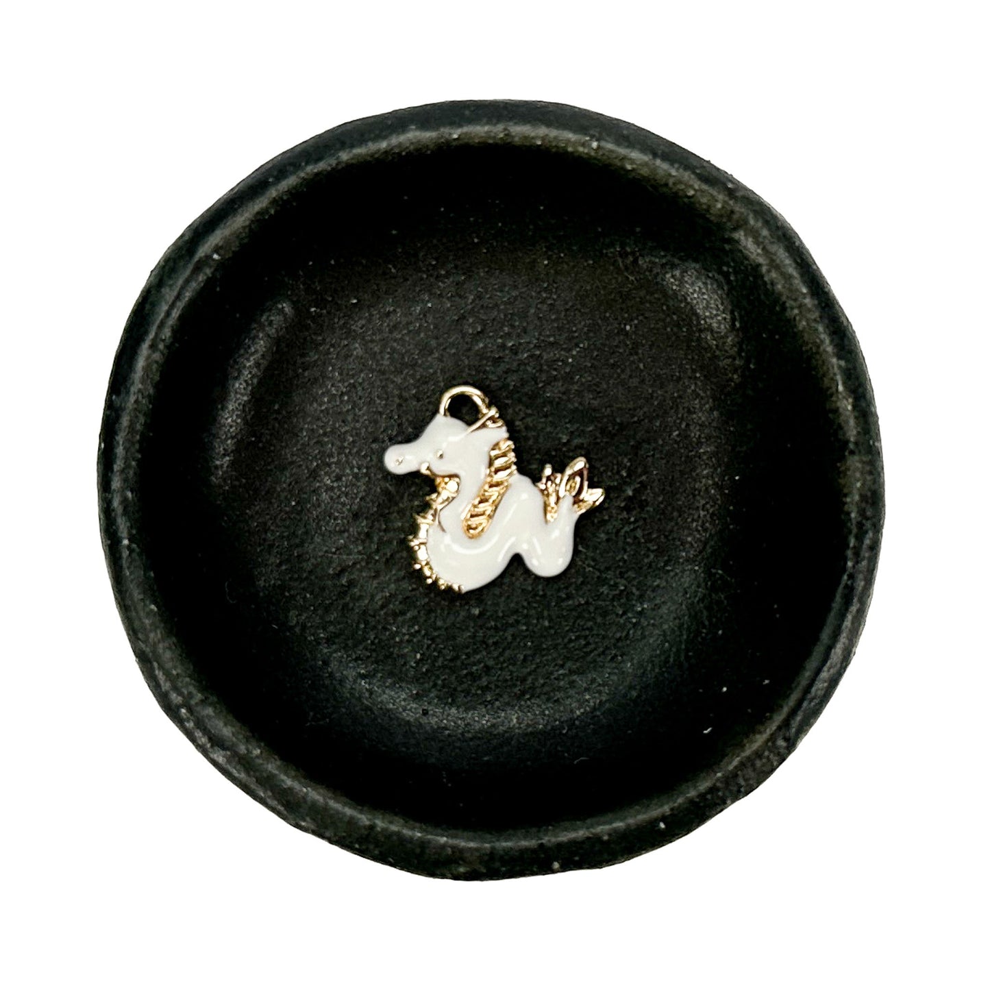 Sea Dragon Enamel Charm (2 Color Options) - 1 pc. (M1909)