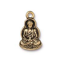 Seated Buddha Pendant (4 Colors Available) - 1 pc.