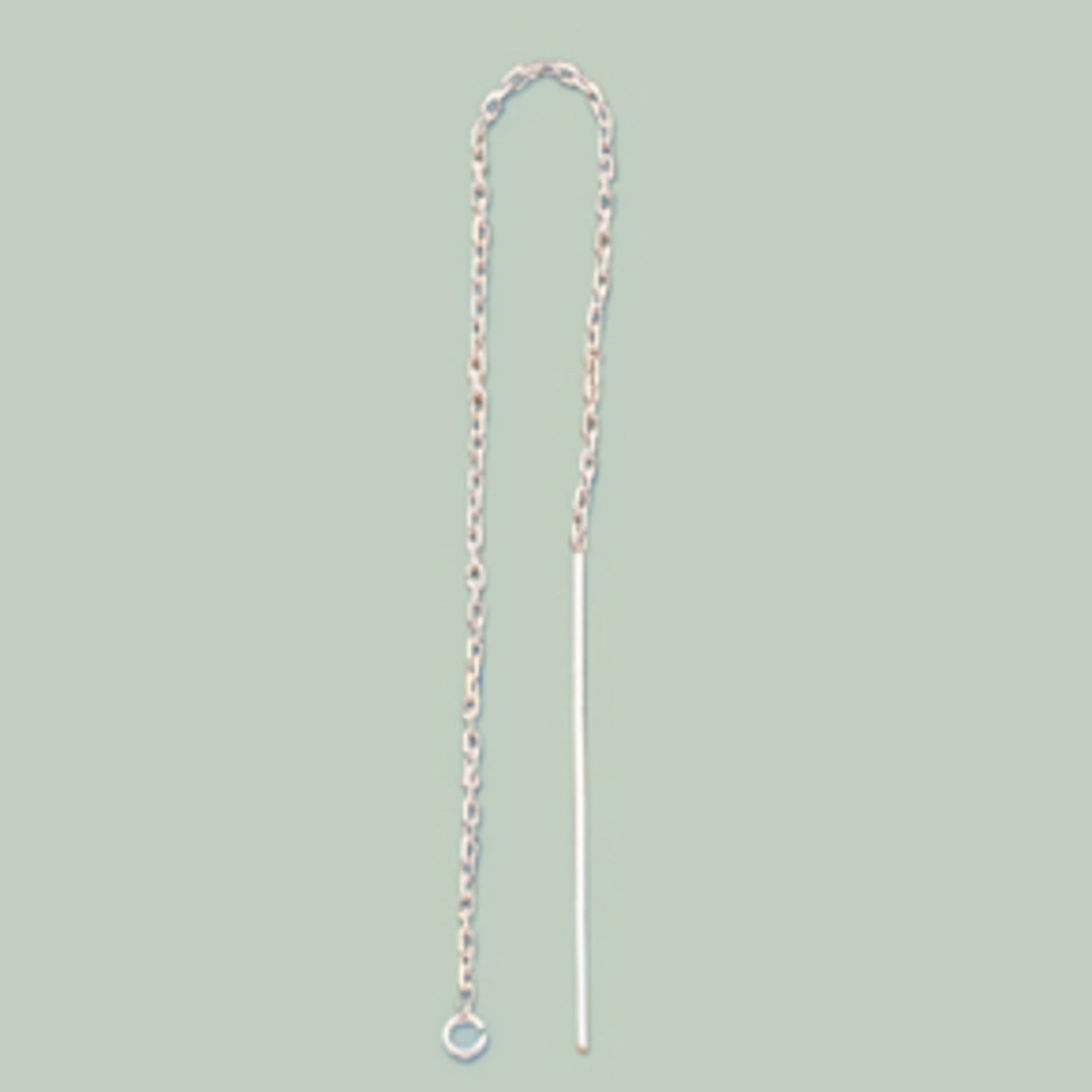 Simple 3" Threader Earring (Sterling Silver) - 1 pair (S67)-The Bead Gallery Honolulu