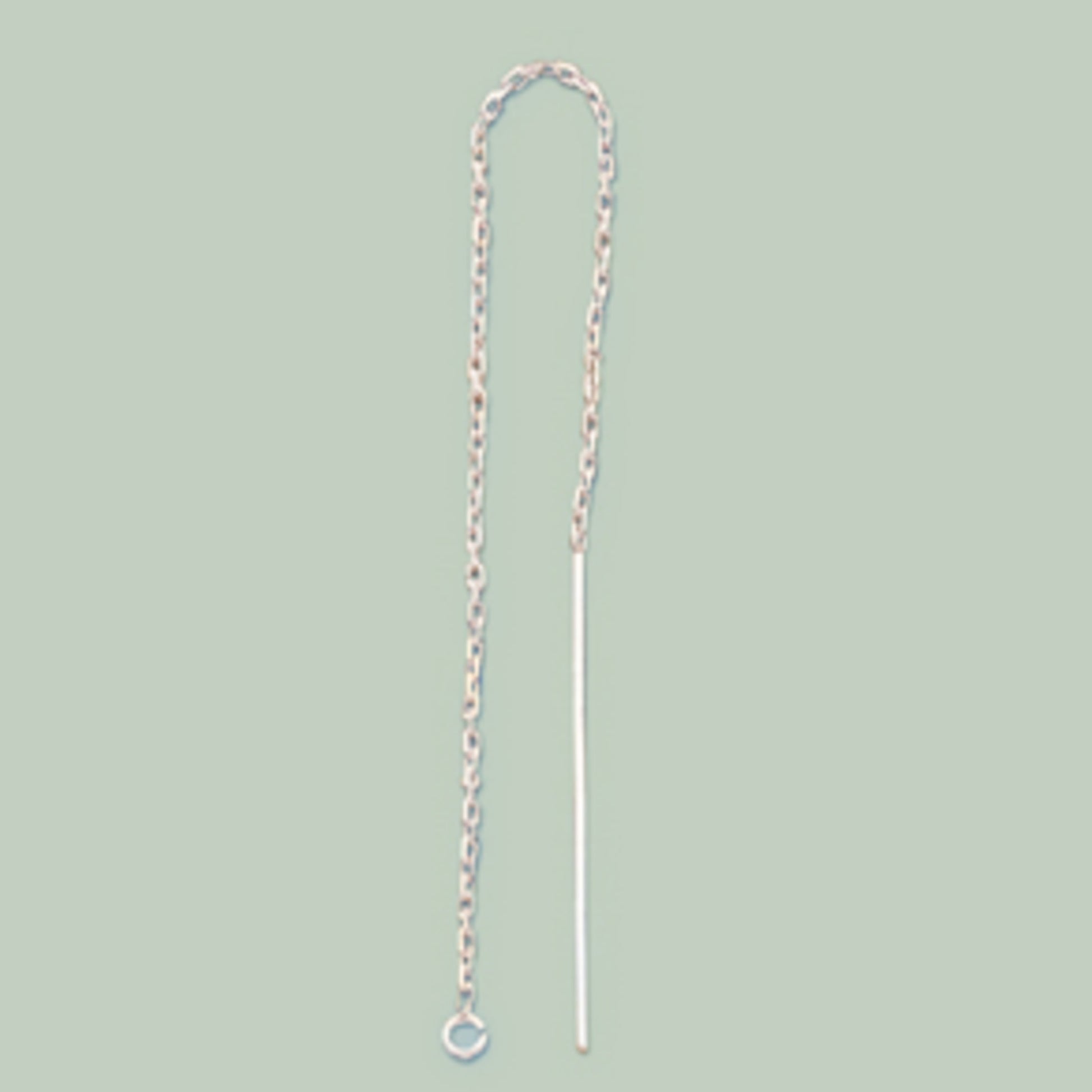 Simple 3" Threader Earring (Sterling Silver) - 1 pair (S67)-The Bead Gallery Honolulu
