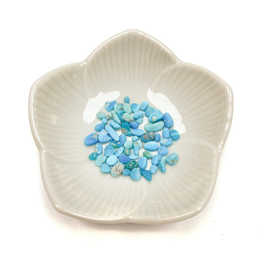 Sleeping Beauty Turquoise Teeny Tiny Specimen Chips - 2 grams-The Bead Gallery Honolulu