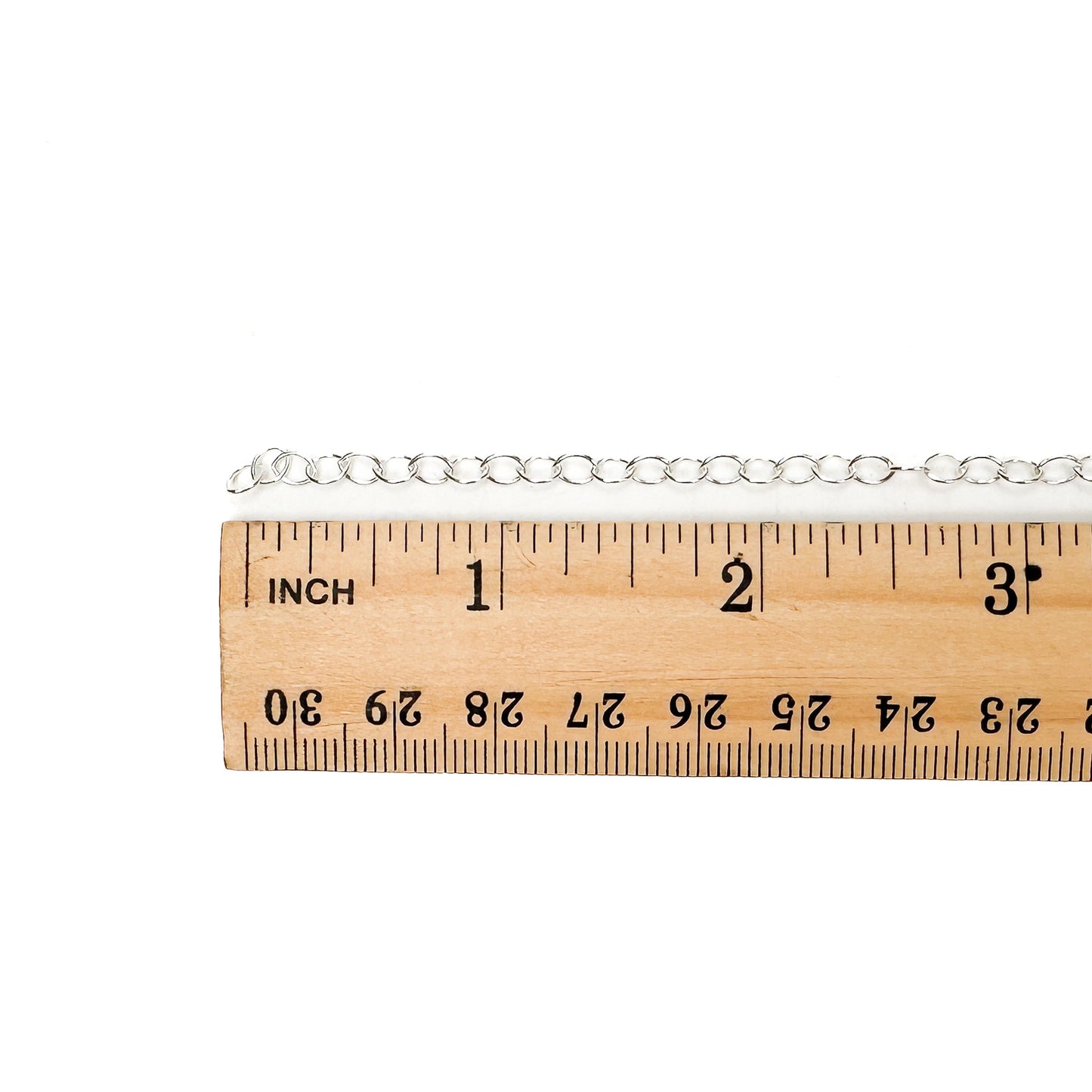 Small Fluffy Cable Chain - Sterling Silver (6in/CH106)-The Bead Gallery Honolulu