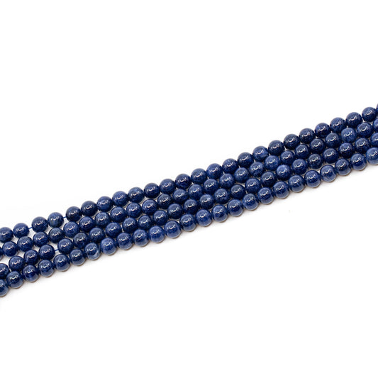 Sodalite 6mm Round Bead - 8" Strand-The Bead Gallery Honolulu