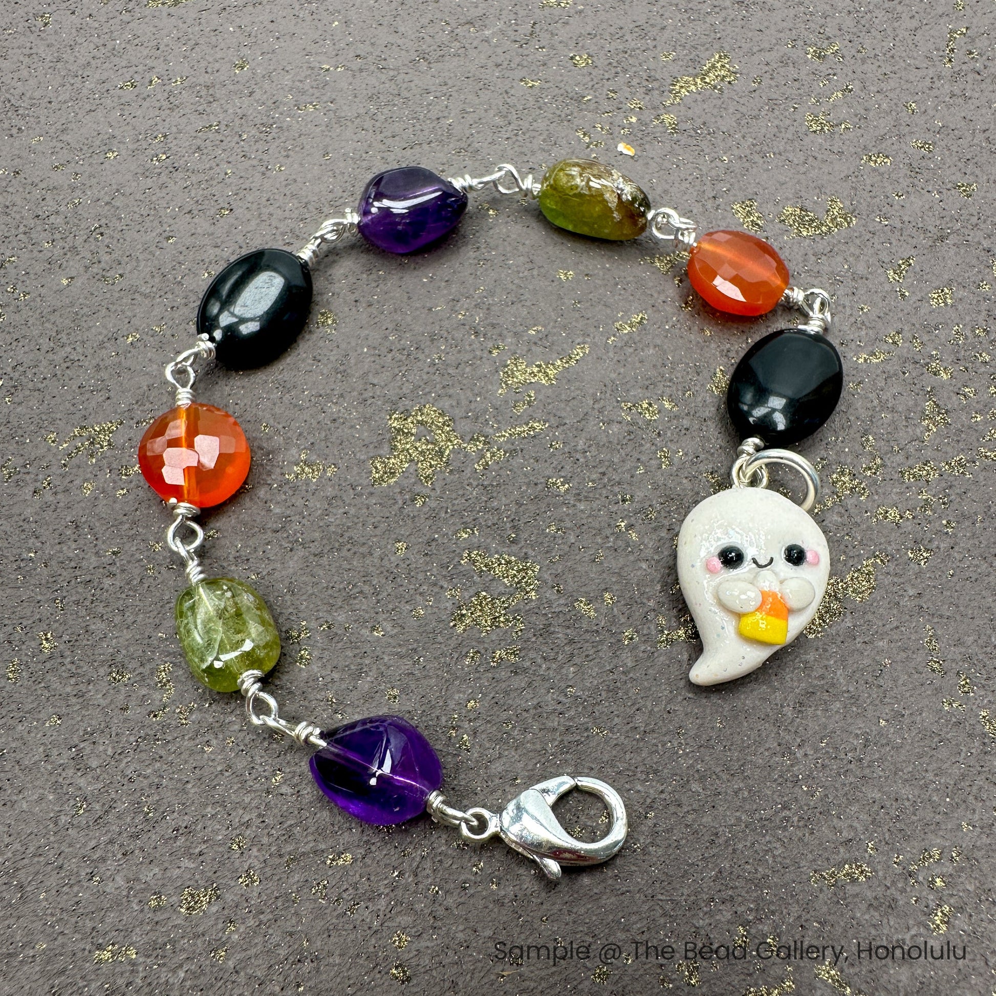 Spooky Halloween Gemstone Bead Mix - 12 pcs.-The Bead Gallery Honolulu