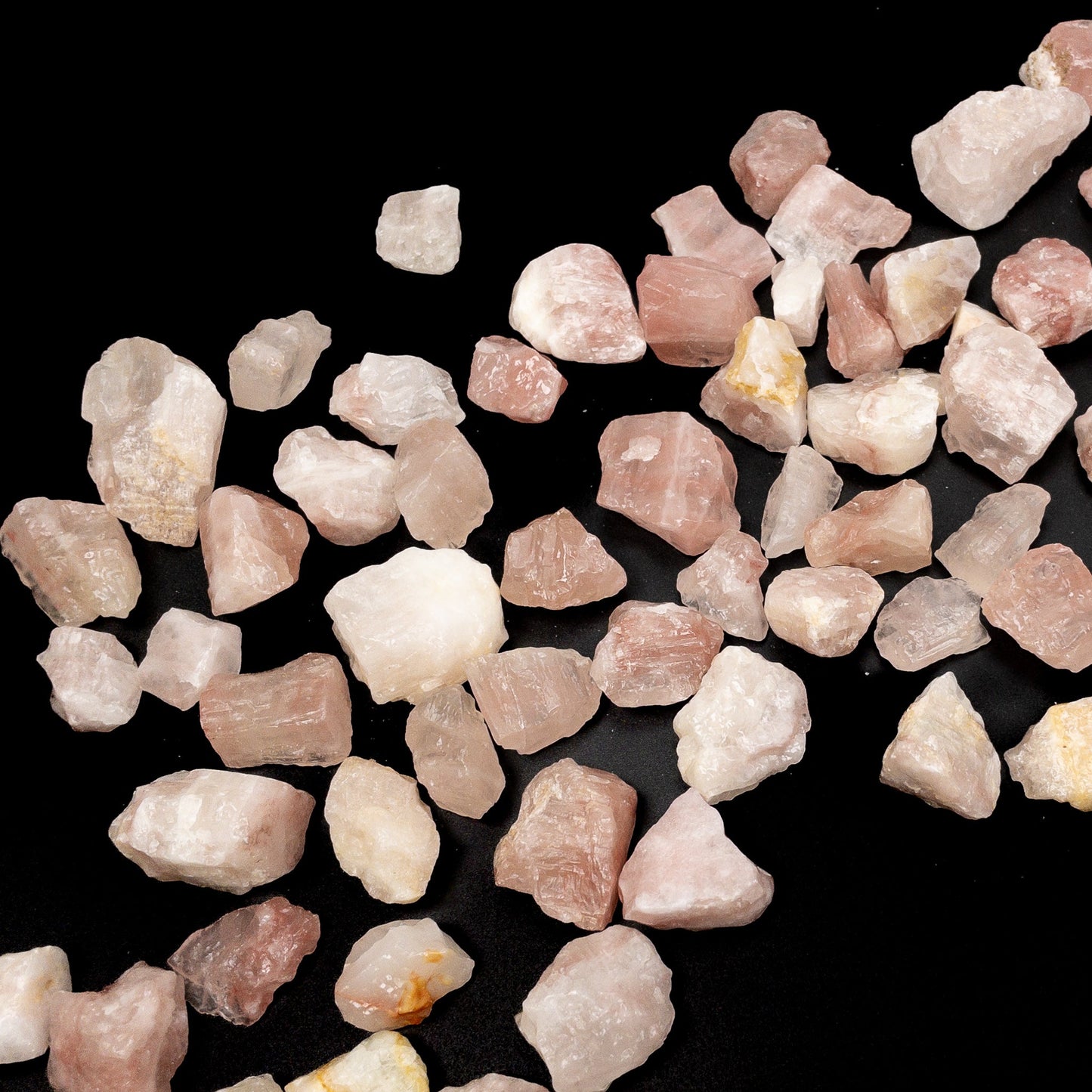 Strawberry (Pink) Calcite Small Chunky Rough Specimen - 3 pcs.