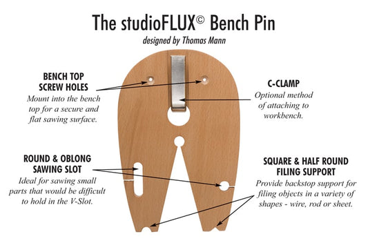 StudioFlux Bench Pin C-Clamp