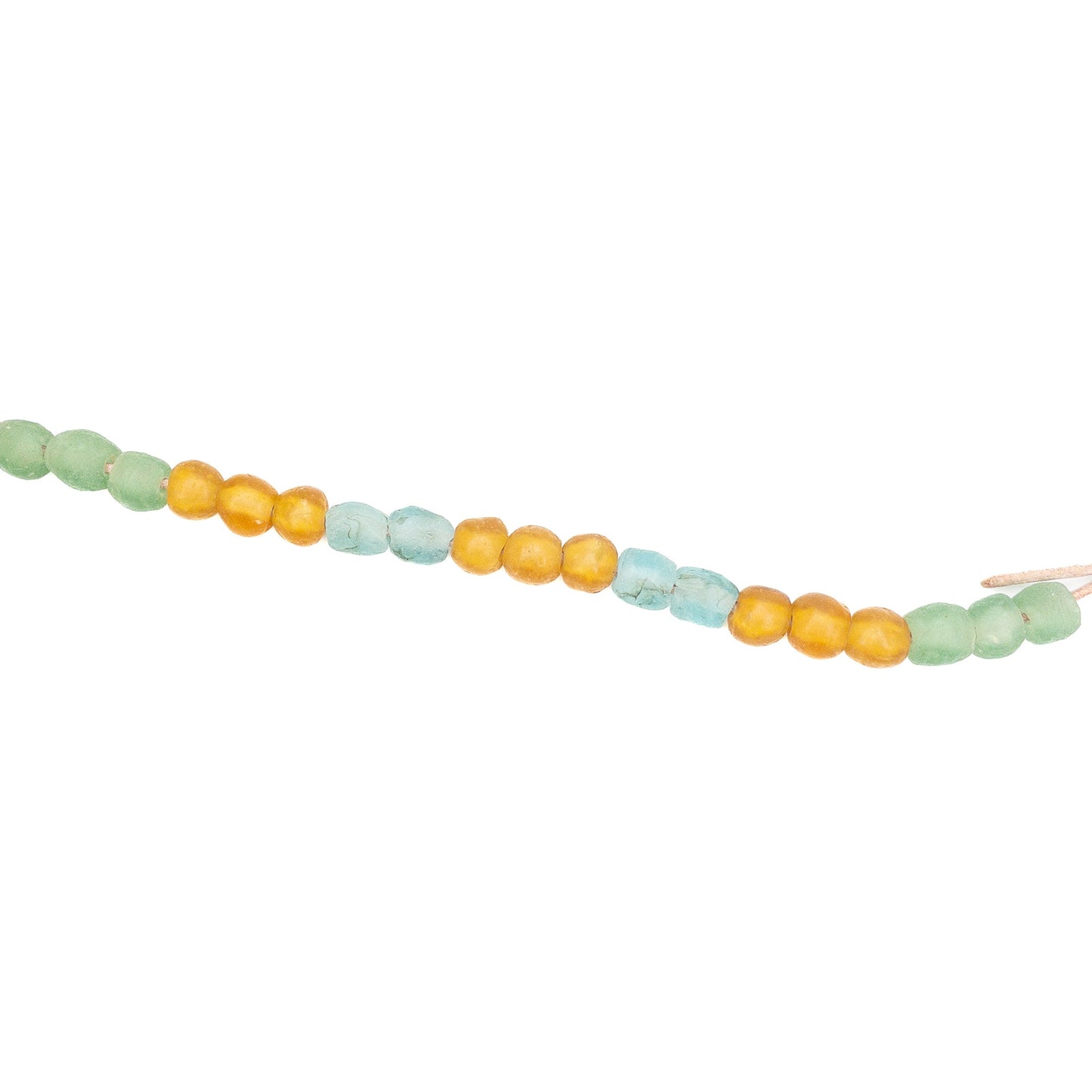 Sunny Skies Rustic African Recycled Glass Bead Mix - 19 pcs.