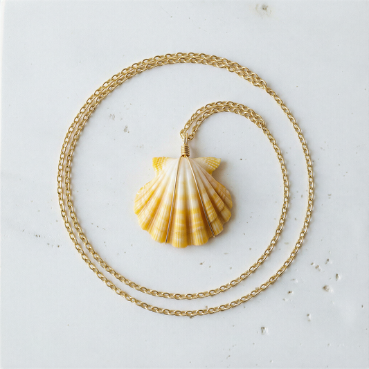 sunrise shell pendant