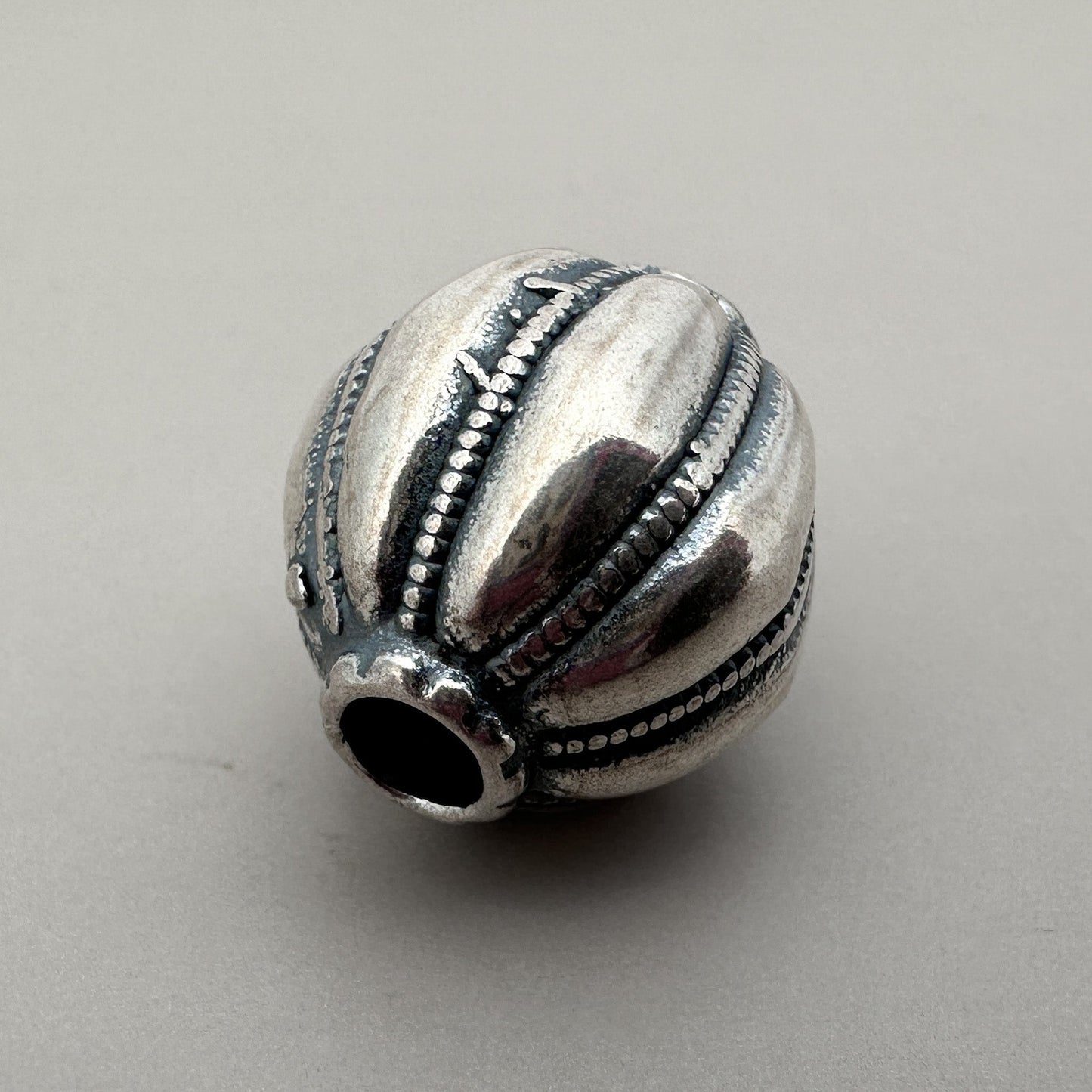 Super Melon Bead (Sterling Silver) - 1 pc. (M1170)