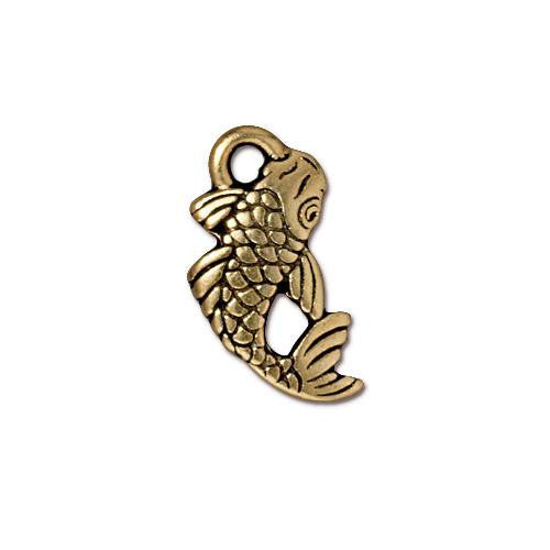 Swimming Koi Charm (2 Colors Available) - 3 pcs.