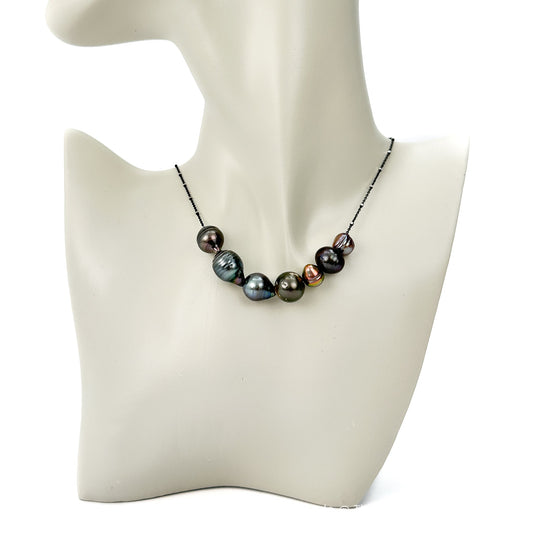 Tahitian and Freshwater Pearl 7-Piece Large Hole Sets ($75) (P3265)