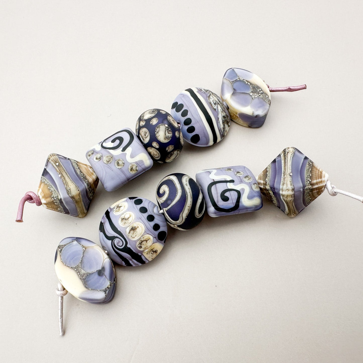 Tenessa Handmade Glass Bead Sets (Limited!!)! - 5 pcs. (LB281)