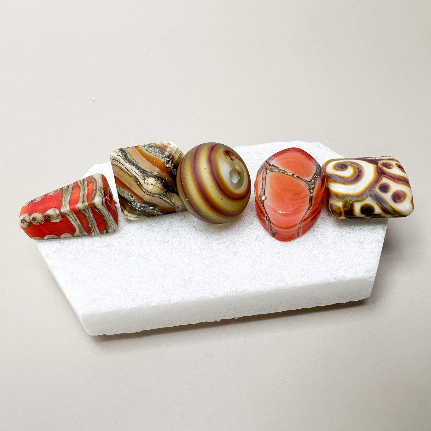 Tenessa Handmade Glass Bead Sets (Limited!!)! - 5 pcs. (LB281)