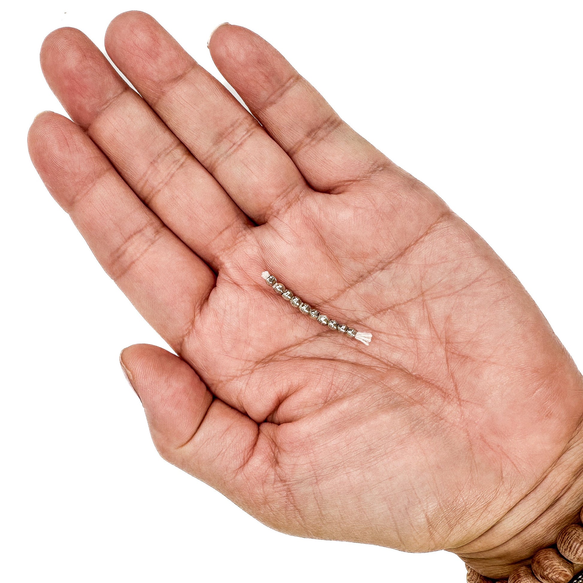 Thai Silver 2.5mm Handmade Bead - 10 pcs.-The Bead Gallery Honolulu