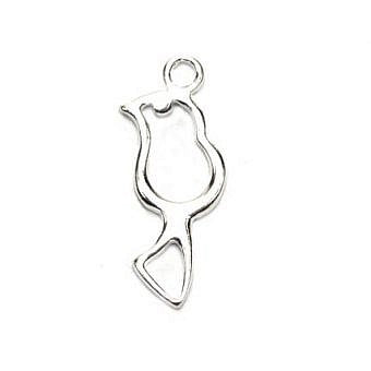 Tiny Chickadee Charm (Sterling Silver) - 1 pc.