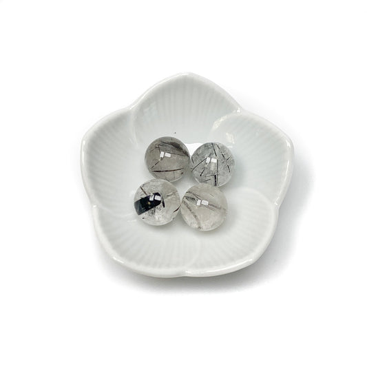 Tourmalinated Quartz - 14mm Smooth Round