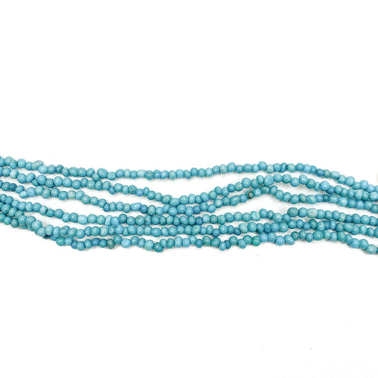 Turquoise 4mm Pebble Bead - 8" Strand