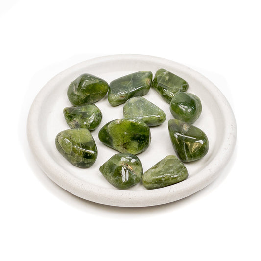 Vesuvianite (Idocrase) Tumbled Pocket Stone - 1 pc.