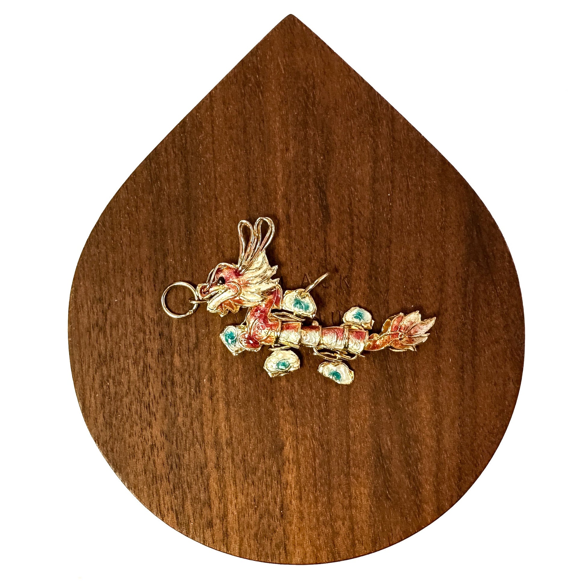 Vintage Dragon Cloisonné Charm - 1 pc.-The Bead Gallery Honolulu