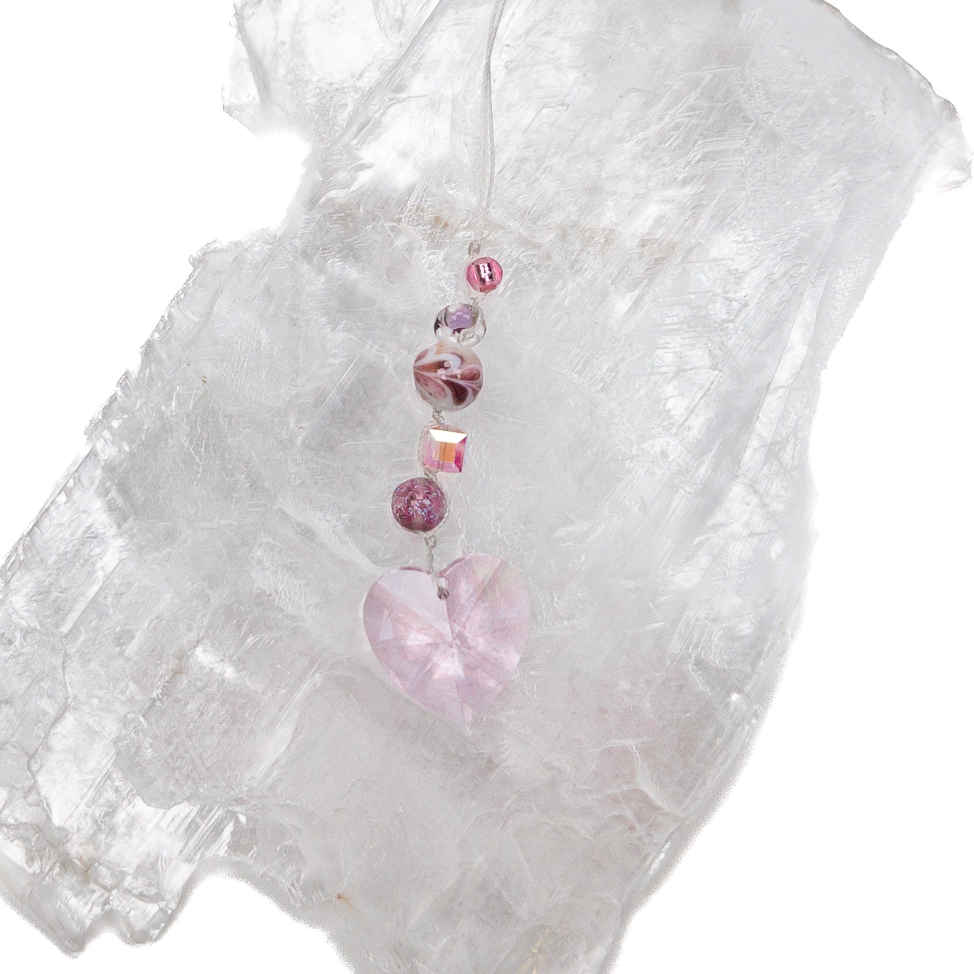 Vintage Happy Heart Light Catcher Kit (2 Color Options) (KT662/KT663)-The Bead Gallery Honolulu